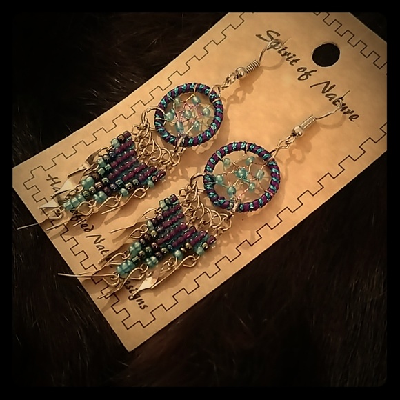 Jewelry - Beautiful Long Dream Catcher Earrings